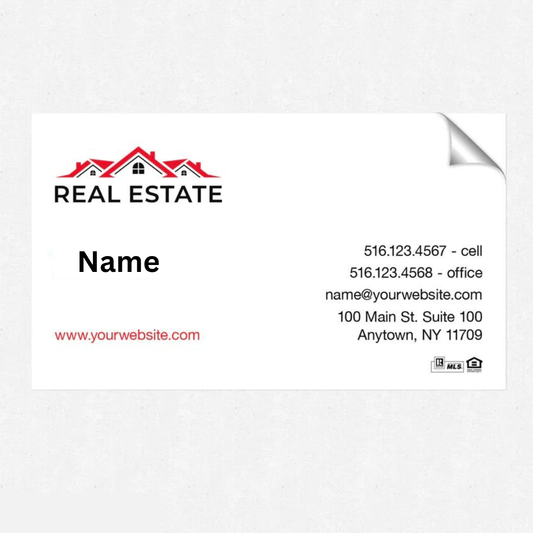 Visiting Card Sticker Design 07 – Serve Print